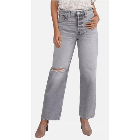 Etica Tyler Vintage Straight Jeans Size 29 Quartzsite Distressed Button Fly NWT - Picture 2 of 6